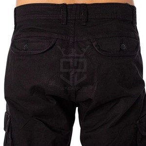 Shorts cargo décontractés pour hommes avec logo imprimé sur le devant, en nylon/coton, respirants et à séchage rapide, taille adulte, fabriqués au Pakistan - Product Image 5