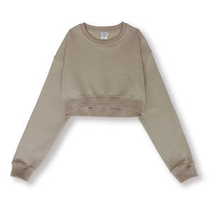 Custom <b>Men's</b> Winter Embroidered <b>Crop</b> <b>Top</b> Pullover Hoodie Casual Oversize Hoodies & Sweatshirts - Product Image 6