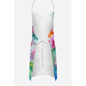 Unisex Large Multicolor Watercolor Peonies <b>Apron</b> for <b>Kitchen</b> Cooking Baking Crafts Gardening-for Adults <b>Women</b> Men - Product Image 4