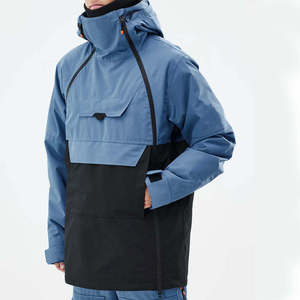 Chaqueta de Esquí Impermeable para Hombre, Anorak, Abrigo de Snowboard para Invierno, Cortavientos, Térmico, con Capucha, para Montaña - Product Image 4