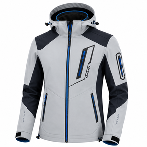 Chaqueta Softshell Ligera Unisex OEM, Transpirable, Resistente al Viento, para Correr, Ciclismo, Senderismo, Ropa Deportiva con Capucha, Fabricante, Pedido al por Mayor - Product Image 2