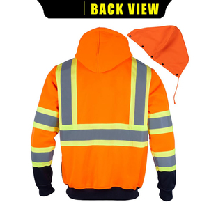 High Performance Safety <b>Jacket</b> Reflective Striping Breathable Back Construction Protection <b>Worker</b> Uniform Security Gear - Product Image 2