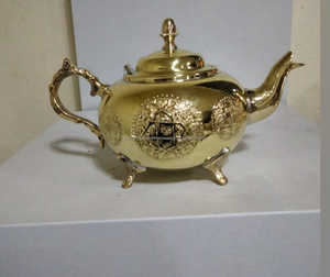 Moroccan Arabic Water Coffee <b>Pot</b> Gold Cup <b>Set</b> Arabic Turkish <b>Tea</b> <b>Set</b> Gold Insulated Dallah Glass Luxury Gift - Product Image 1