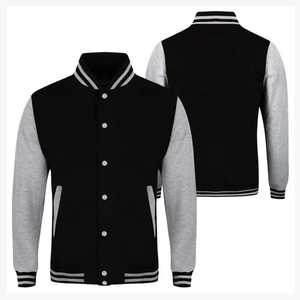 Custom Varsity Jacket for Men Unisex Style Jackets with Ribbed Collar for Streetwear Varsity Jacket For Online Sale - Product Image 1