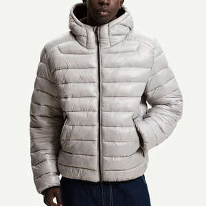 Men Shiny Hooded Puffer <b>Jacket</b> <b>Waterproof</b> and <b>Padded</b> Design Winter <b>Jacket</b> for Men Lightweight & Warm Perfect for Outdoor Wear - Product Image 1