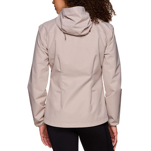 Chaqueta Softshell Personalizada para Niñas con Cuello Alto, Mangas Largas y Capucha Impermeable con Cierre para Senderismo al Aire Libre y Uso Casual - Product Image 2