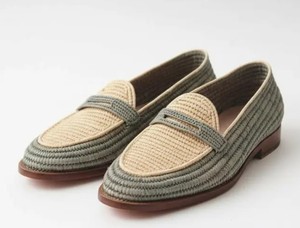Mocasines de rafia hechos a mano para hombre, zapatos sin cordones de verano estilo bohemio tejidos - Product Image 3