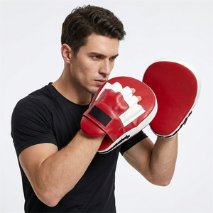 Red PU Boxing Target Pads Durable Training Equipment for Boxing Practice All Seasons - Product Image 1