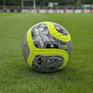 WEMBLEY SPORTS Ballon de football inspiré de la Ligue des Champions 2026 Coupe des Trois Nations Taille 5 en cuir cousu à la machine étanche à l'air - Product Image 3