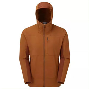 Chaqueta de Forro Polar Verde Oscuro para Hombre, Cuello Alto, Cierre de Cremallera, Resistente al Viento, Informal, para Otoño, Corte Regular, Material de Poliéster - Product Image 2