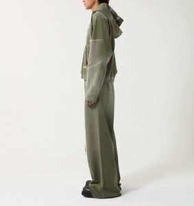 Luxury <b>Men's</b> Tracksuit Hoodie And Pants Set Solid Color Casual Wear Full Sleeve With Drawstring Closure Tracksuit For <b>Men</b> - Product Image 4
