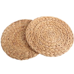 Hot Trending Water Hyacinth <b>Woven</b> Placemat Wicker <b>Coaster</b> Sustainable Custom Design Table Setting Accessories - Product Image 5