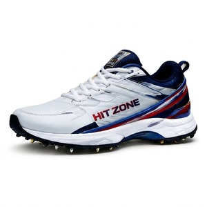 รองเท้าคริกเก็ตแบบมีปุ่มยึดเกาะพื้น รุ่น Hit Zone ยึดเกาะดีเยี่ยม ทนทาน สวมใส่สบาย น้ำหนักเบา เหมาะสำหรับการฝึกซ้อมและการแข่งขัน - Product Image 1