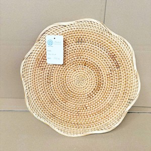 Rustic Edition Handmade <b>Table</b> <b>Mat</b> for Dining Decor Eco Friendly Boho Home Decor Handmade Rattan Placemat - Product Image 1