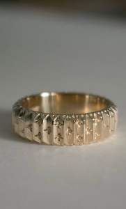 Bague épaisse ovale en argent sterling 925 plaqué or 18 carats, bijoux tendance pour femmes, mariages et soirées, vente en gros - Product Image 3