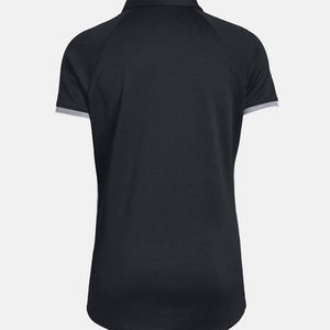 Women's <b>Black</b> Short Sleeve <b>Polo</b> Shirt Solid Color Knitted Quick Dry Casual <b>Top</b> - Product Image 6