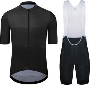 Nouvelle Arrivée Vêtements de Sport Respirants Anti-Bactériens Séchage Rapide Combinaison de Cyclisme à Manches Courtes Uniforme de VTT Bretelles Confortables - Product Image 1