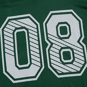 Maillot de football américain rétro en maille pour hommes et femmes, coupe ample et oversize, en polyester, style streetwear, pour l'été et les tenues décontractées - Product Image 5