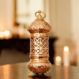 Nueva Llegada, Adornos de Linterna Islámica Antigua para la Celebración del Ramadán, Decoración del Hogar Hecha a Mano en Hierro, Decoración Musulmana para el Hogar - Product Image 1
