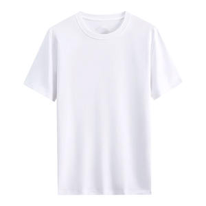 Camiseta OEM personalizada de 180 gramos, 100% algodón, cuello redondo, estilo básico en blanco y negro, manga corta. - Product Image 4