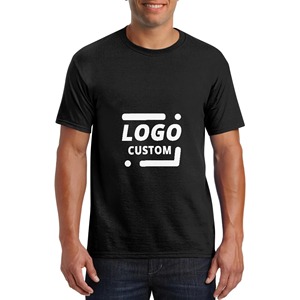 เสื้อยืดพิมพ์ลายแขนสั้นสั่งทำขายส่ง เสื้อยืดผู้ชายสีขาวเรียบง่าย ผ้าฝ้ายออร์แกนิคหนา 100% - Product Image 1