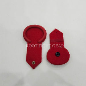 Épaulettes d'uniforme rouges faites à la main pour badge de cérémonie, fabriquées au Pakistan - Product Image 6