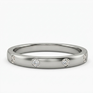 Platinum IGI Certified Lab Grown Diamond <b>Ring</b> Elegant Luxury Jewelry for Proposal Anniversary and Wedding Events - Product Image 1