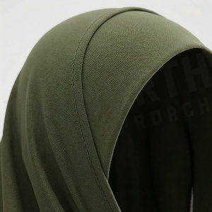 Hiyab de Chifón de Color Sólido para Mujer, Transpirable, para Uso Diario, Pañuelo Étnico de Oriente Medio - Product Image 4