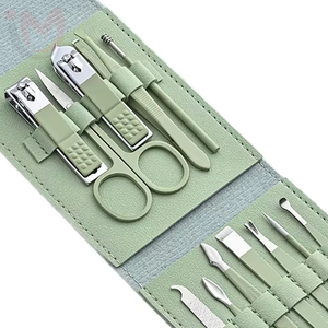 12-Piece Luxurious Professional Manicure <b>Kit</b> Stainless Steel 5-in-1 <b>Nail</b> Clipper Cuticle Scissors Nipper Pusher Beauty Box - Product Image 3