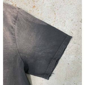 เสื้อยืดคอกลมทรงปกติผ้าฝ้ายออร์แกนิค 100% หนานุ่ม ระบายอากาศได้ดี สไตล์วินเทจฟอกสี  พร้อมปักโลโก้ตามสั่ง - Product Image 4