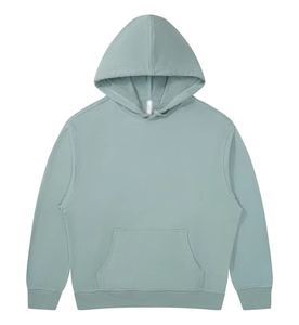 <b>Men's</b> Solid <b>Grey</b> Pullover <b>Hoodie</b> Casual Long Sleeve Hooded Sweatshirt with Front Pocket <b>Men's</b> Hoodies & Sweatshirts - Product Image 3