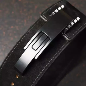 Ceinture de musculation en cuir personnalisée, légère, durable, résistante, avec boucle réglable, pour la musculation, l'haltérophilie et l'entraînement de force - Product Image 5