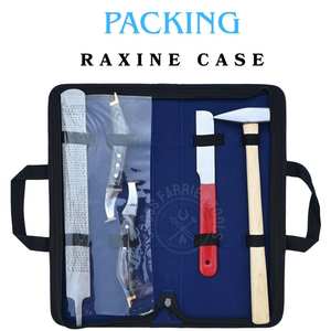 Farrier Tools Kit for Horse Hoof Care with <b>Case</b> Brass End Hoof Loop Knife Dual Side Rasp <b>File</b> Sharpe Straight Toeing Knife - Product Image 6