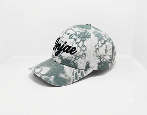 Wholesale Custom 3D Embroidered Baseball <b>Cap</b> <b>Camo</b> Skin Outdoor Sport Hat 5 Panel Mid Profile Curved Bill High Quality - Product Image 2