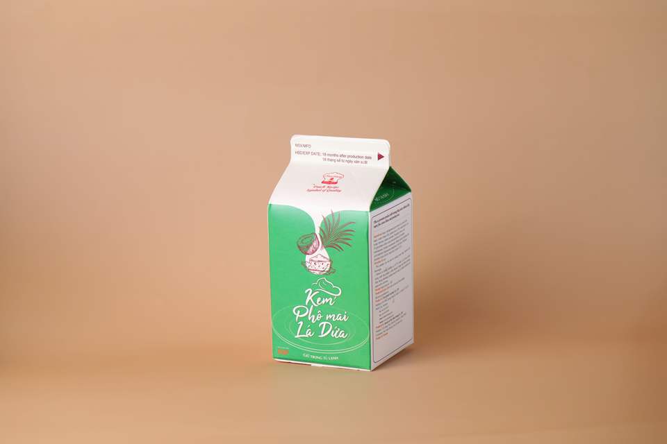 Vietnam Wholesale OEM Coconut Pandan Cheese Dessert Creamer 500G Non-Dairy Cream Halal Certified Good Price