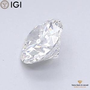 Diamante cultivado en laboratorio CVD de 0.50 quilates, certificado por IGI, color E, claridad VVS1, corte redondo de 5.13 mm para anillo profesional. - Product Image 5