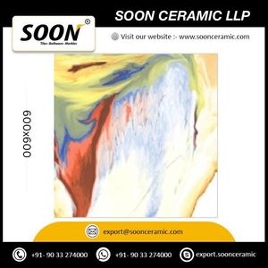 Próximamente: Azulejos de Porcelana para Paredes Interiores Soon Pegasus, 600x600mm, Textura de Flores y Plantas, Acabado Brillante, Antibacteriano, Resistente a Ácidos, Adhesivo - Product Image 4