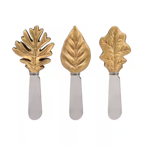 Bestselling Brass <b>Cheese</b> <b>Knife</b> <b>Set</b> & Dessert <b>Knife</b> <b>Set</b> Flatware <b>Set</b> Modern Serving Charcuterie Board Chic <b>Cheese</b> Serving Utensil - Product Image 4