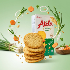 Wholesale Direct Manufacturer Fresh Veggie Vegetable Crackers Crunchy Onion Healthy Snack 150g Famous In Vietnam ODM - Product Image 1