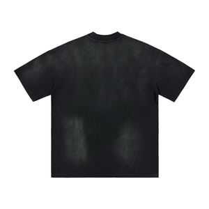 เสื้อยืดผู้ชายทรงโอเวอร์ไซส์ ผ้าฝ้าย 100% หนัก 230 กรัม ป้องกันรอยยับ ระบายอากาศได้ดี สีซีดแบบวินเทจ ล้างสีด้วยกรด - Product Image 2