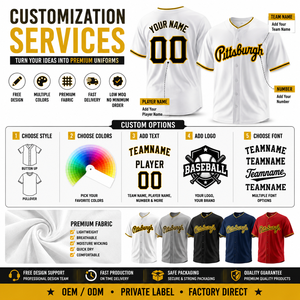 Maillot de baseball rétro personnalisé, chemise de baseball vintage, maillot d'équipe à boutons, fabricant OEM ODM, marque privée - Product Image 5