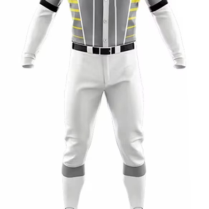 Uniformes de Béisbol y Sóftbol Sublimados Personalizados al por Mayor para Escuelas Secundarias, Camisetas de Béisbol Juveniles, Ropa de Entrenamiento para Equipos - Product Image 3