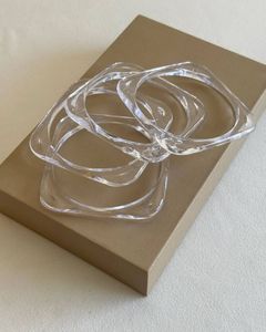 Excelled product Acrylic <b>Bracelet</b> Clear Resin <b>Bangle</b> <b>Bracelet</b> Cuffs For Wedding Use Handmade Product Clear <b>Bangle</b> Custom Design - Product Image 6