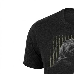 High Demands Custom DTF Logo <b>Black</b> High Men's <b>Shirts</b> High Selling Articles Quality 100% Cotton Polyester Streetwear Quick Dry - Product Image 6