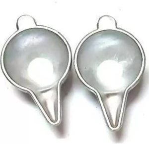 Aluminium Matte Polish Portable Feeding <b>Spoon</b> Pack of 2 Lightweight and Safe Feeding Utensils for <b>Babies</b> ZE417 - Product Image 1