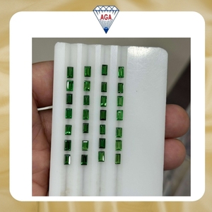 Pierre précieuse naturelle Tsavorite, taille baguette calibrée, qualité supérieure, grenat Tsavorite vert, pierres lâches pour la fabrication de bijoux - Product Image 6