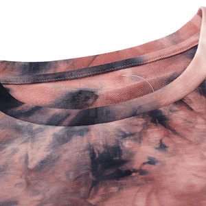 Camiseta de Tela Cómoda Hecha en Pakistán, Diseño Único, Camiseta Tie Dye para Mujer, Diseño de Verano, MOQ Bajo - Product Image 5