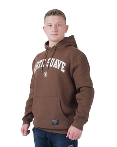 Sudaderas con Capucha de Algodón Teñido Liso para Invierno, Resistentes al Viento, Estilo Urbano, para Hombre, Corte Regular, con Logotipo Personalizado, OEM - Product Image 3