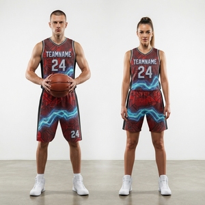 Maillots de basket-ball personnalisés avec logo sur mesure, 100% polyester, OEM ODM, faible MOQ, vêtements d'équipe - Product Image 2