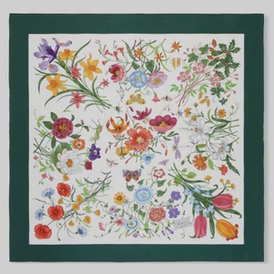 Foulards Bandana à Prix de Gros, Taille Personnalisée, 100% Coton, Bandeaux Imprimés Numériquement, Foulard Carré Décontracté d'Été pour Femme - Product Image 4